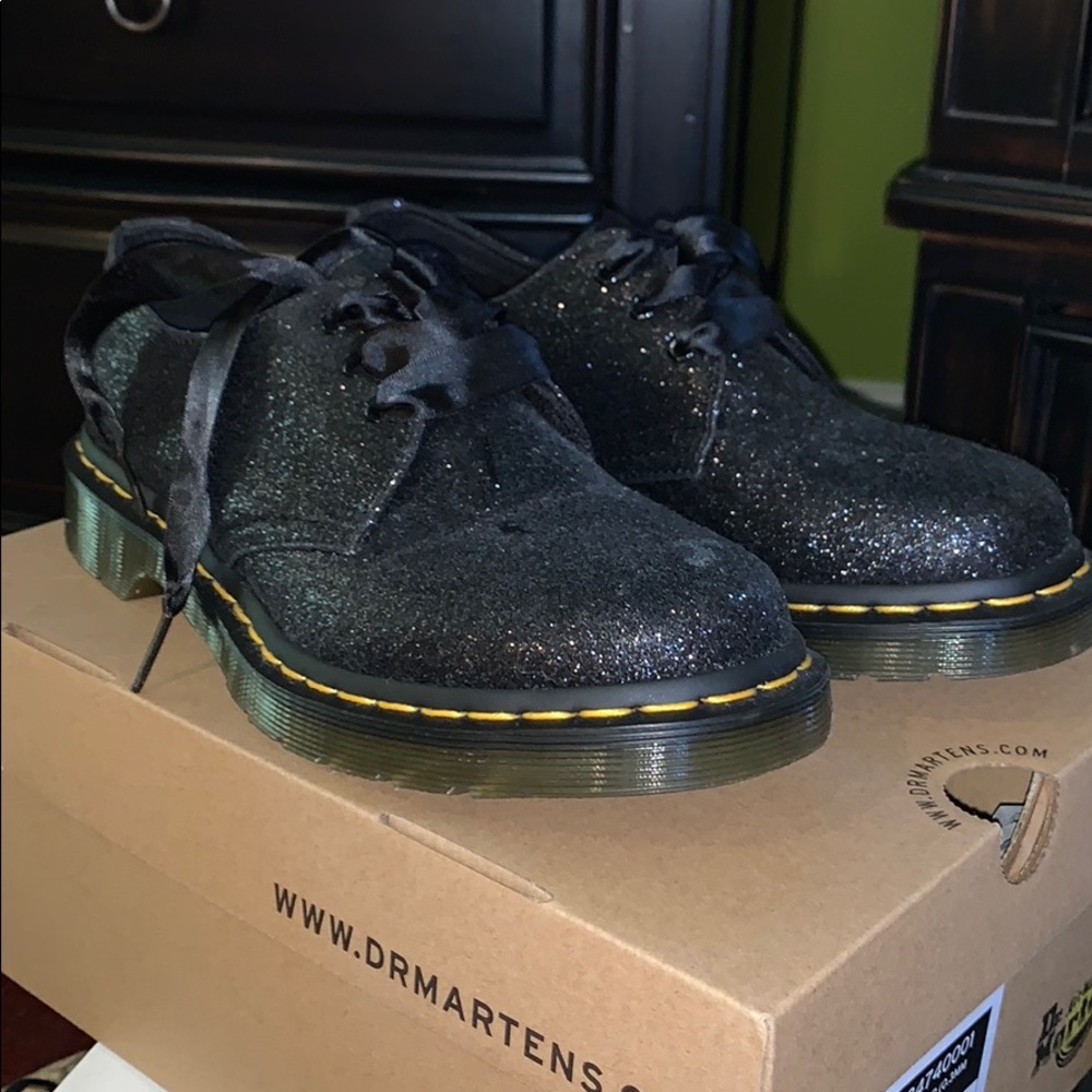 Black Doc Martens with Sparkles!!!